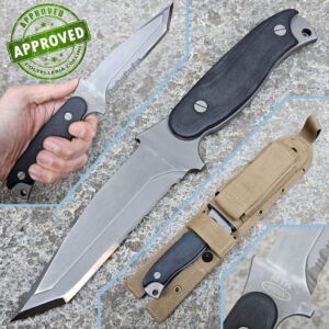 Mission - MTK-Ti Knife - Half Serrated Beta Titanium & Black G10 - PRIVATE COLLECTION - Knife