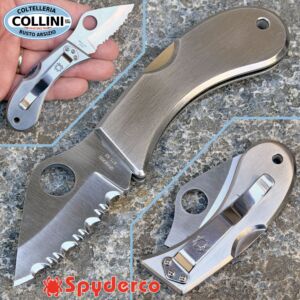 Spyderco - Co-Pilot - Serrated ATS-55 & Stainless Steel - PRIVATE COLLECTION - C09S - knife