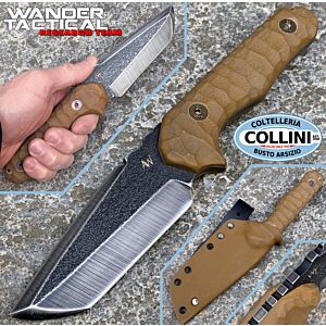 Wander Tactical - Lynx Tanto Knife - AL - Raw D2 & Desert G10 - custom knife