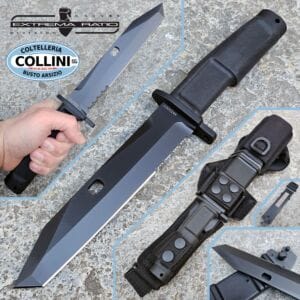 ExtremaRatio - Fulcrum Bayonet EVO NFG - Black N690Co & Black Forprene - Multi-purpose Knife