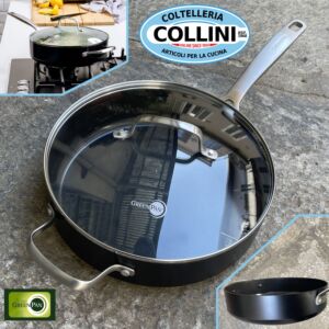 GreenPan – COPENHAGEN – Thermolon Ceramic Deep Frying Pan with Lid – 28cm