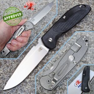 Rick Hinderer Knives - Firetac - Stonewash Spanto CPM-20CV & Black G10 - PRIVATE COLLECTION - knife