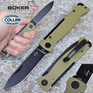 Boker Plus - Atlas SlipJoint - Limited Edition - Black PVD 12C27 & OD Green Cerakote - 01BP0063 - knife