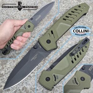 ExtremaRatio - MF1 EVO SP Knife - Black N690Co & OD Green G10 - folding knife