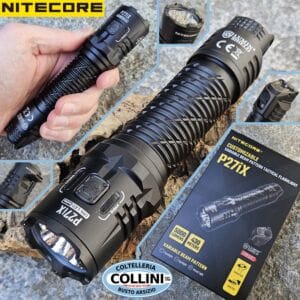 Nitecore - P27iX - LED Tactical Flashlight with Adjustable Beam - 5000 Lumens and 430 Meters - USB-C Rechargeable