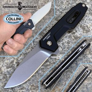 ExtremaRatio - Satre F - Stone Washed N690Co & Black Anticorodal - Knife