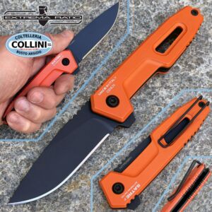 ExtremaRatio - Satre F - Black Nitrogen & Orange Anticorodal - Knife