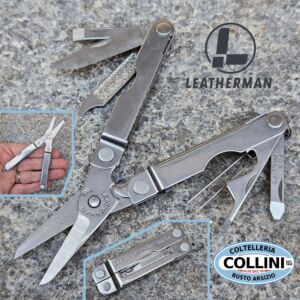 Leatherman - Micra Stainless Steel - 10 Functions - 64010181N - Multi-Purpose Keychain with Scissors