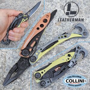 Leatherman - Skeletool CX - Black DLC 154CM & Aurora - 833552 - Multi-Purpose Pliers