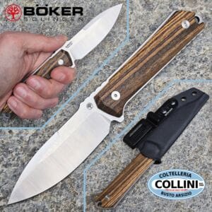 Boker - Kiboku by Lucas Burnley - Satin RWL34 & Bocote Wood - 120526 - Knife