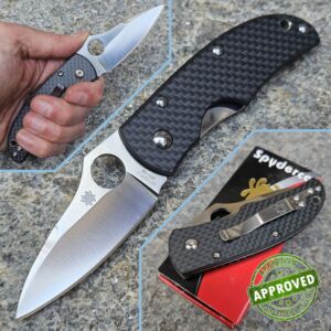 Spyderco - Michael Walker - 2010 Sprint Run - ZDP-189 & Carbon Fiber - PRIVATE COLLECTION - C22CFPE - knife