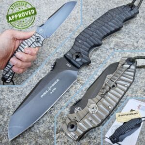 Pohl Force - Foxtrott One Survival - Black PVD D2 & G10 + Titanium - USED / PRIVATE COLLECTION - 1037 - Knife