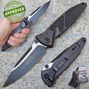 Microtech - Socom Elite - Clip Point Black PVD CTS-204P & Black Aluminum - PRIVATE COLLECTION - 160-1T - Knife