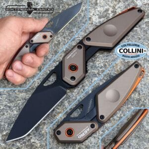 ExtremaRatio - Aero - Black Nitrogen & Mud Orange Aluminum - folding knife