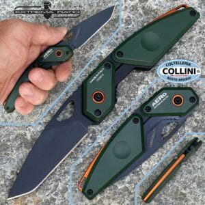 ExtremaRatio - Aero - Black Nitrogen & Forest Green Orange Aluminium - folding knife