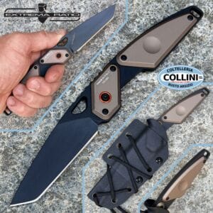 ExtremaRatio - Aero FX - Black Nitrogen & Mud Orange Aluminium - fixed-blade knife