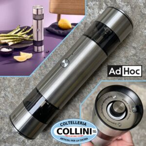 AdHoc - I.MILL DUO - Electric Salt and Pepper Grinder USB-C Double