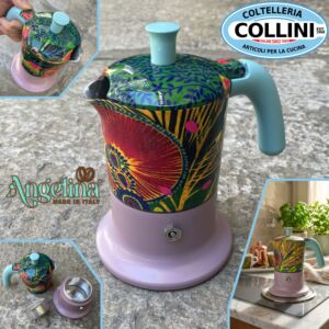 Made in Italy - ANGELINA - Aluminium Coffee Maker 3 Cup Induction - Jannelli&Volpi - Limited Edition
