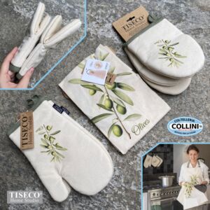 Tiseco - VIVA - Olive Kitchen Set 5 Pieces in Cotton