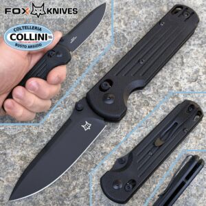 Fox - Gabi EDC FX-451 - Niolox Black Top Shield and G10 - Folding Knife