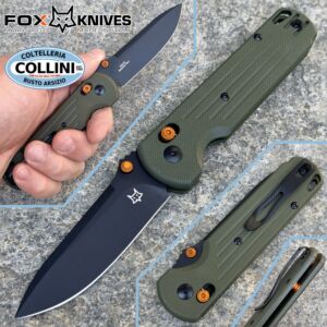 Fox - Gabi EDC FX-451 FG - Niolox and OD Green G10 - Folding Knife