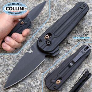 Benchmade - Lowden - 491BK-02 - Black CeraKote CPM-S90V & Black G10 - knife