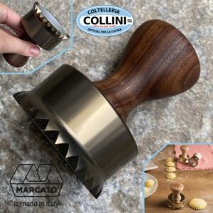 Marcato - Round Ravioli Stamp Zig Zag 6.5 cm Champagne