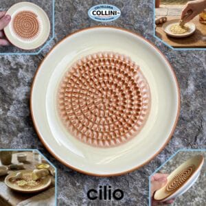 Cilio - CARAMELLO - Grater Dish in Porcelain 12 cm 