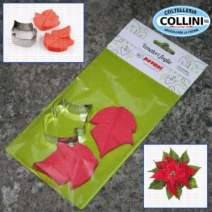 Pavoni - Set of 2 Christmas Venators silicone Star with metal pastry rings 