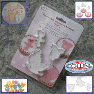 Städter - cutters Set with ejector Baby 3 pieces