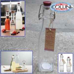 Kilner - CLIP TOP SQUARE BOTTLE 0.55LT