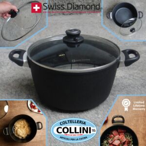 Swiss Diamond - XD Induction Stock Pot with Lid -28 cm (8 L)