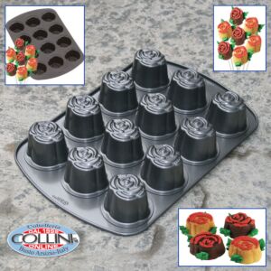 Wilton - Teglia antiaderente mini rose