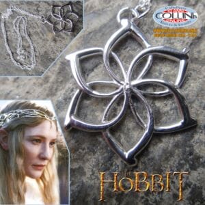 The Hobbit - Ciondolo di Galadriel a Fiore - collana ufficiale