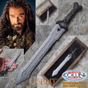 The Hobbit - Miniatura Spada di Thorin Scudodiquercia - apri lettere NN1207 - prodotto ufficiale