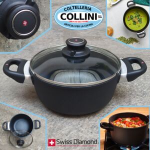 Swiss Diamond - Casserole Cm. 20 With Lid - Induction NEW