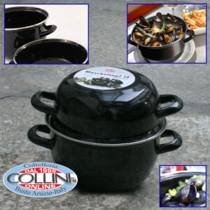 GSW - Enamel mussel cooking pot - 1kg.