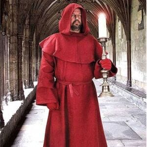 Museum Replicas Windlass - 100298 Monks Robe Red - Medieval clothing