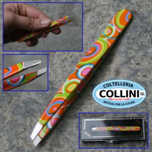 Alpen / Estas - Tweezers stainless oblique - assorted colors