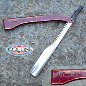 Magic Metal - Shavette - interchangeable razor blade - Red