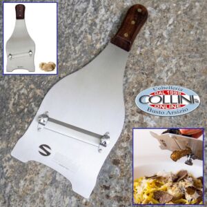 Made in Italy - Large stainless steel truffle slicer in rosewood