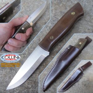EnZo - Trapper 95 - D2 - Green Canvas Micarta - 2016 knife