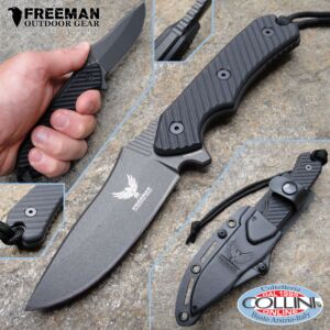 Freeman Outdoor Gear - 3,25" Cobalt Field Knife 451 - G10 Black - Knife