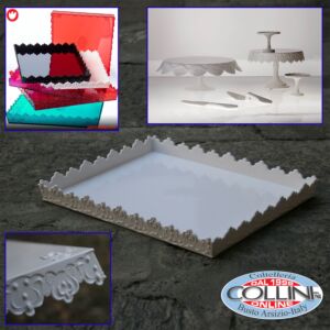 Pavoni - Cakestand Papillon white cm.36