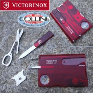Victorinox - Red SwissCard Lite 14 uses - 0.7300.T - utility knife