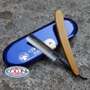 Dovo - nickel razor 5/8 pakkawood - 141-588 - cut-throat razor