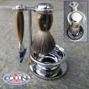 Mühle - VIVO Faux Horn 4 Piece Fusion Shaving Set