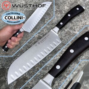 Wusthof Germany - Ikon Santoku Olivato - 17cm - 1010531317 - kitchen knives