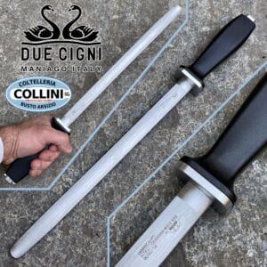 Due Cigni - Classic - Sharpener 30 cm - Steel - Oval Section - 732/30 - knife