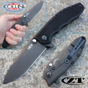 Zero Tolerance - Hinderer Slicer Frame Lock - Black Sprint Run - ZT0562BLK - knife